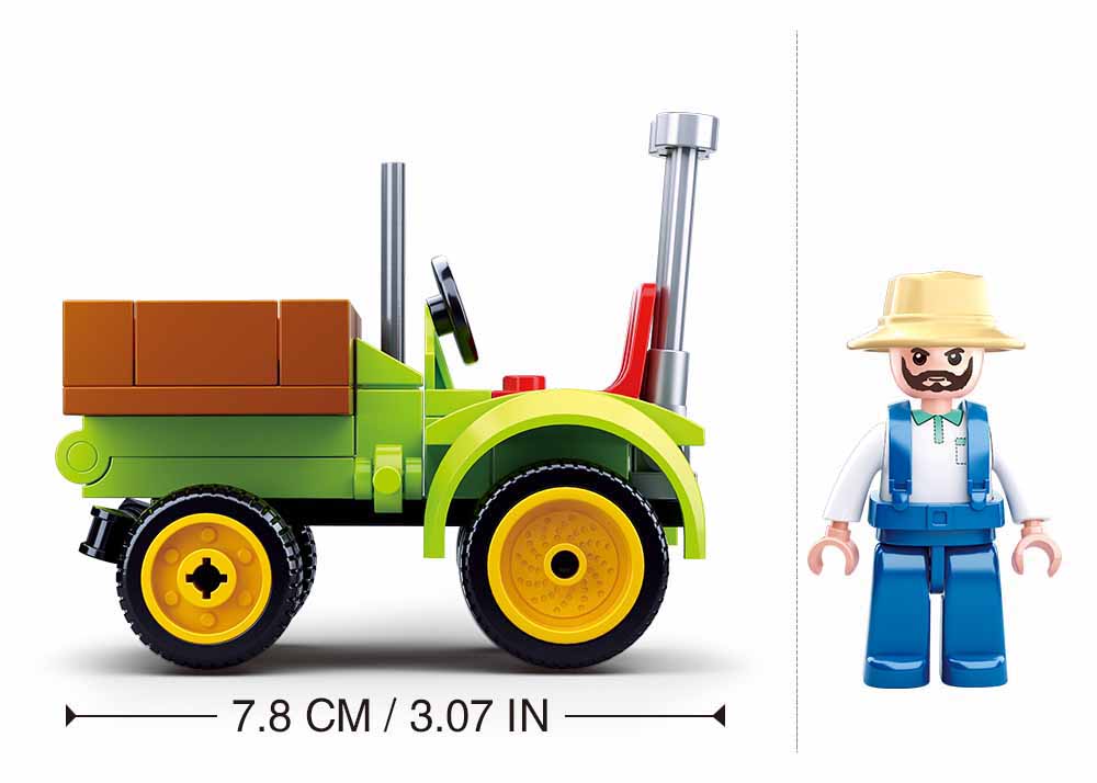 Sluban Model Bricks, Tractor