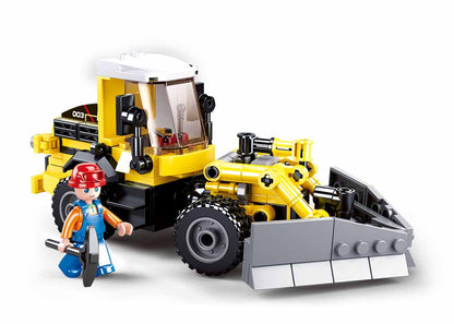 Sluban Model Bricks, Town Dozer/Plow