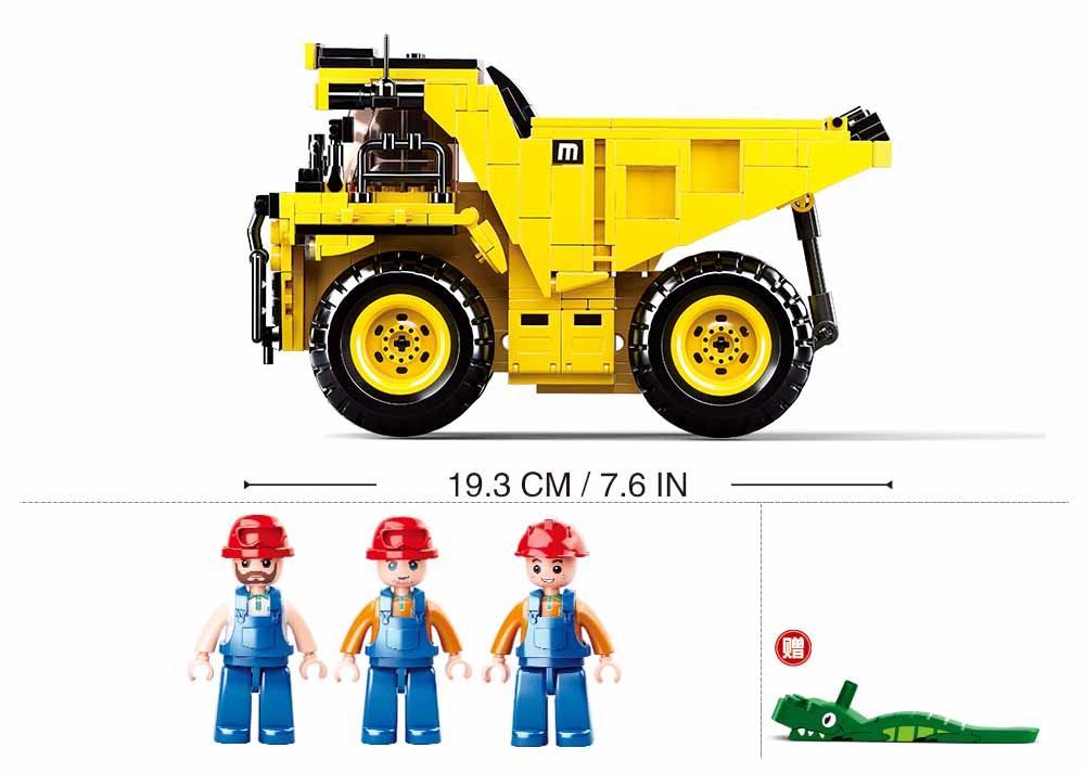 Sluban Model, Town Mining Dump Truck