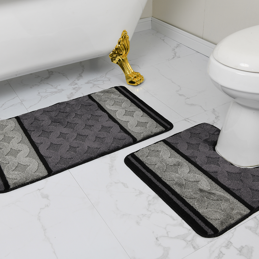 2 Piece Bath Mat Set, Clover