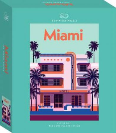 The Travel Series 500pc Jigsaw: Miami