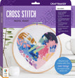 Craftmaker Cross Stitch, Pastel Heart