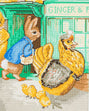 Craft Buddy Peter Rabbit Crystal Art Canvas Kit, Ginger and Pickles Store- 40x50m