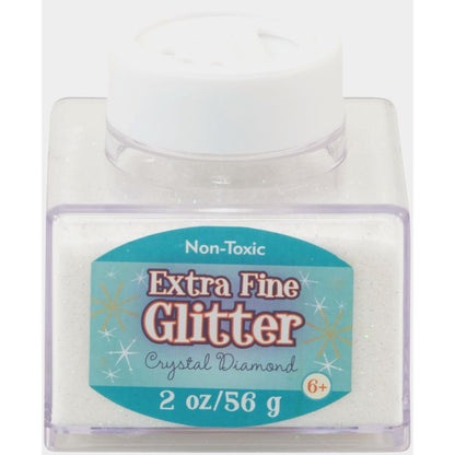 Extra Fine Glitter, Crystal- 2oz