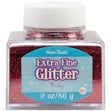 Extra Fine Glitter, Ruby- 2oz