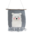 Make & Play 3D Wall Hangings Crochet Kit, Polar Bear- 22x25cm
