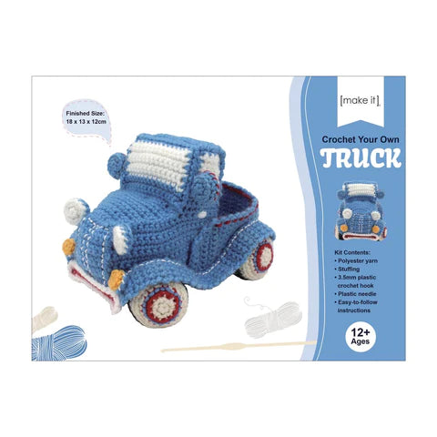 DIY Crochet Craft Kit, Truck- 18x13x12cm