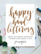 Happy Hand Lettering Book- 144page