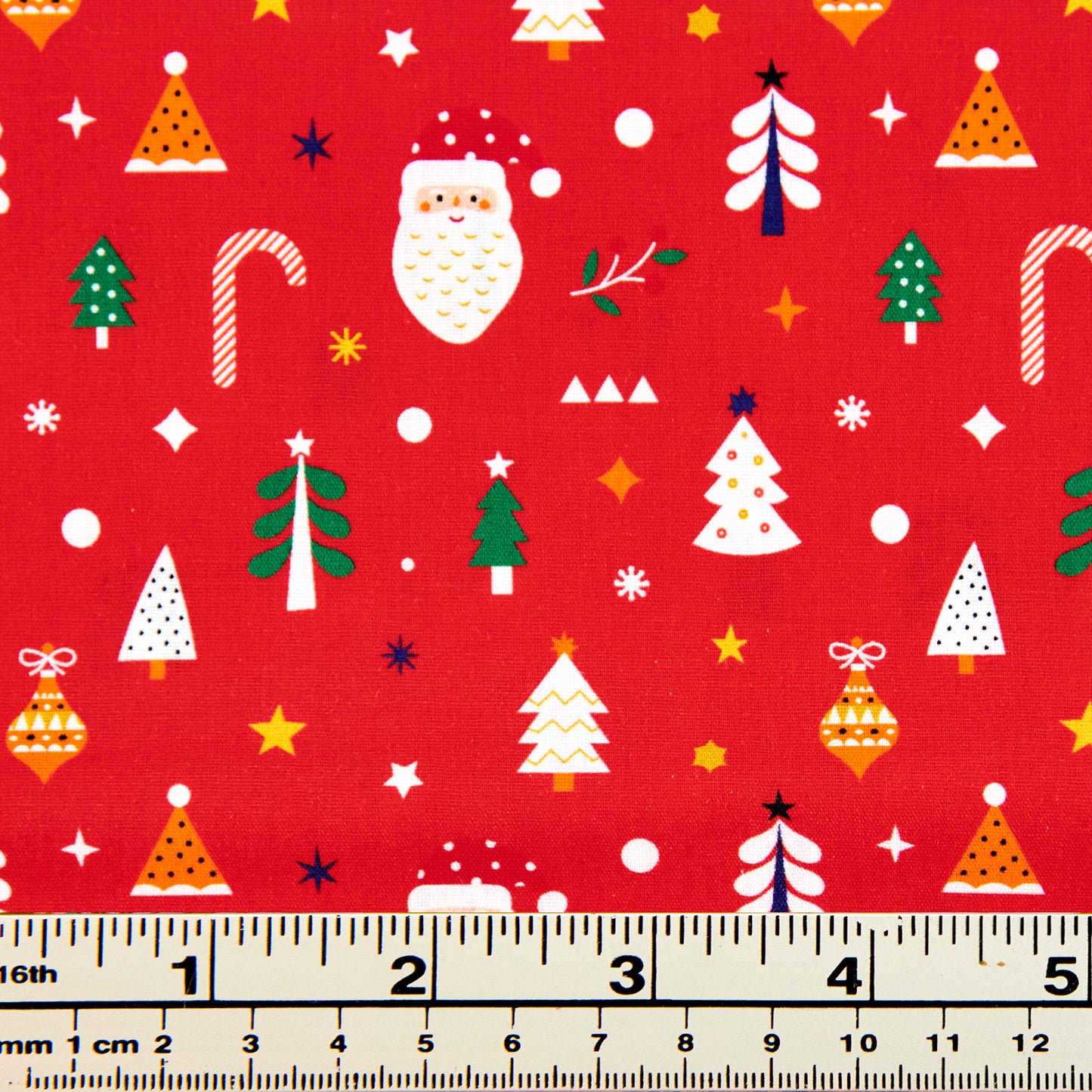 Reusable Fabric Wrap, Christmas Red- 70x70cm