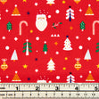 Reusable Fabric Wrap, Christmas Red- 70x70cm
