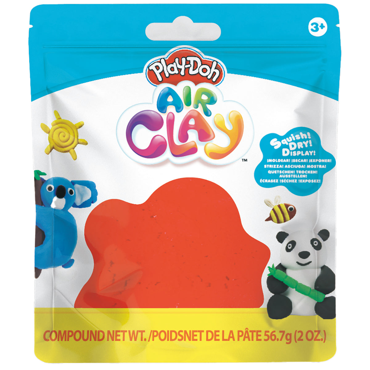 Play Doh Air Clay, Red- 2oz