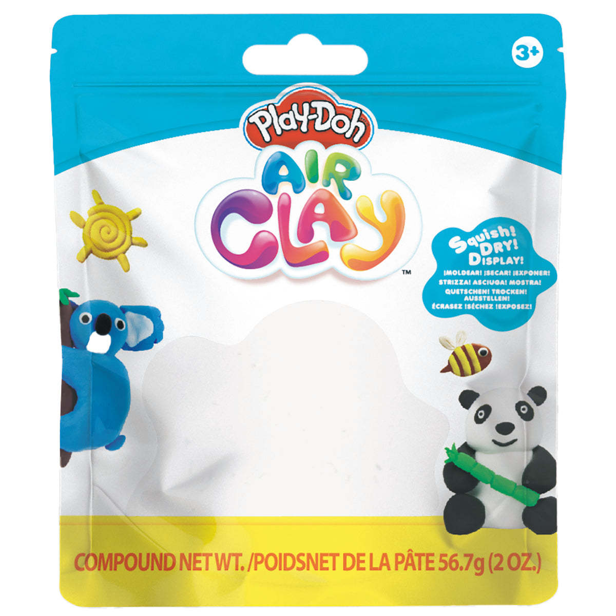 Play Doh Air Clay, White- 2oz