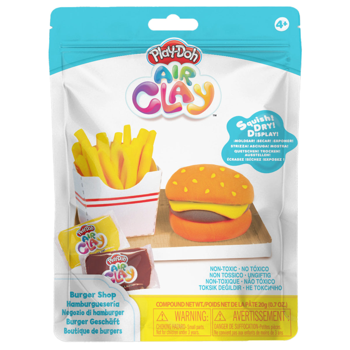 Play Doh Air Clay Foodie, Fast Food