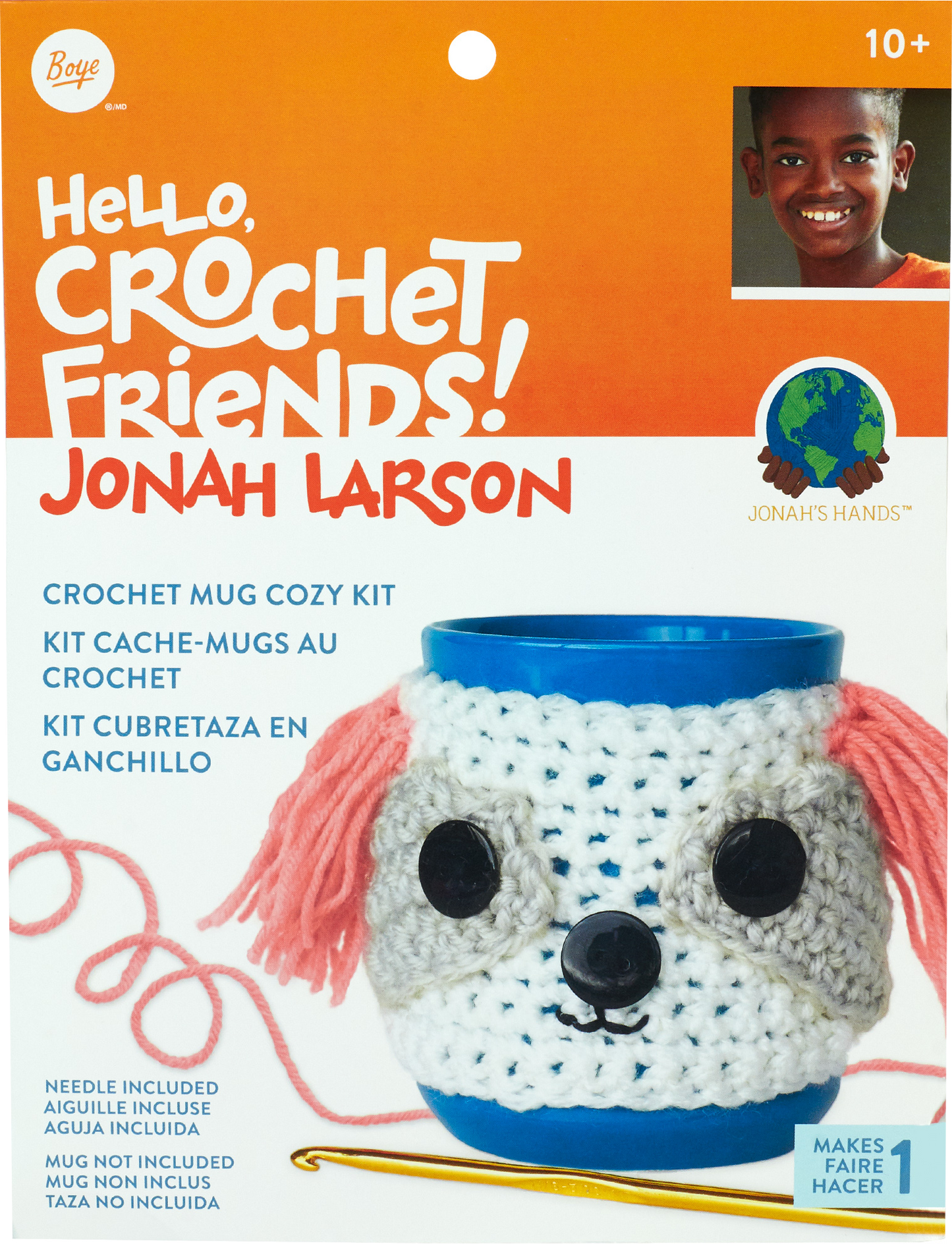 Jonah Crochet Friend Kit, Mug Cozy