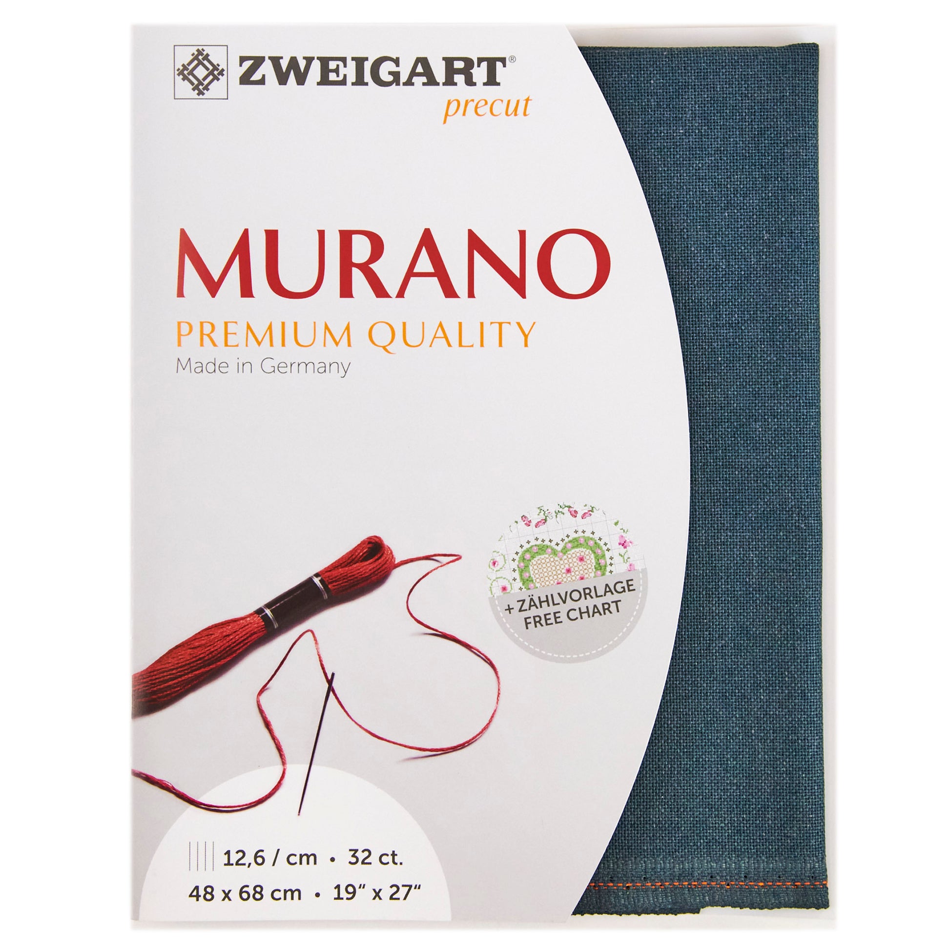 Zweigart Pre-cut -Murano 32ct- 48x68cm