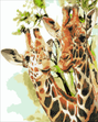 Makr Diamond Art & Paint Set, African Giraffes- 47cmx57cm