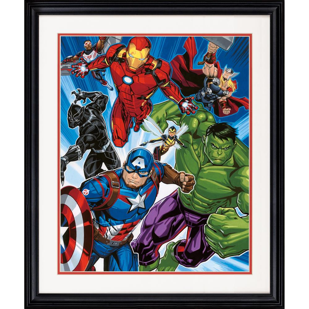 Paint Works Paint By Number Kit, Avengers- 16"X20"