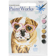 Paint Works Paint By Number Kit, Dog Love- 8"x10"