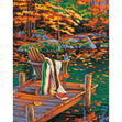 Paint Works Paint By Number Kit, Golden Pond- 14"x11"