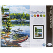 Paint Works Paint By Number Kit, Canoe By Lake- 14"x20"
