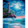Paint Works Paint By Number Kit, Lighthouse In The Moonlight- 16"x20"