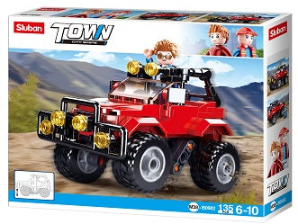 Sluban Town, Red SUV- 135pc