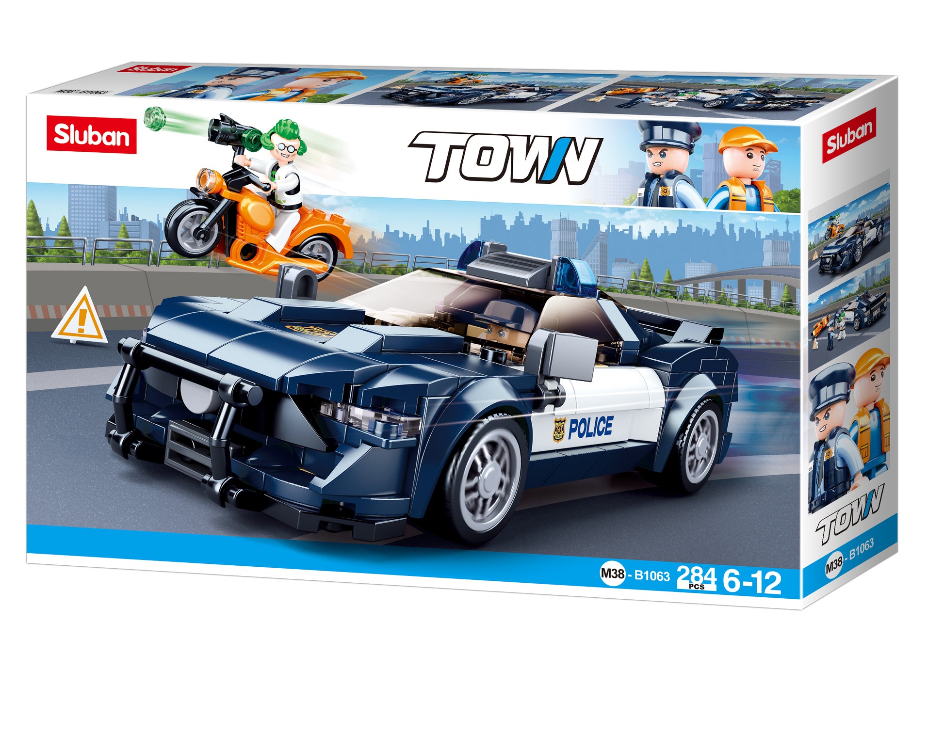 Sluban Town Police Car- 284pc