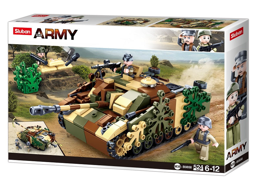 Sluban WW2, Armoured Fighting Vehicle- 524pc