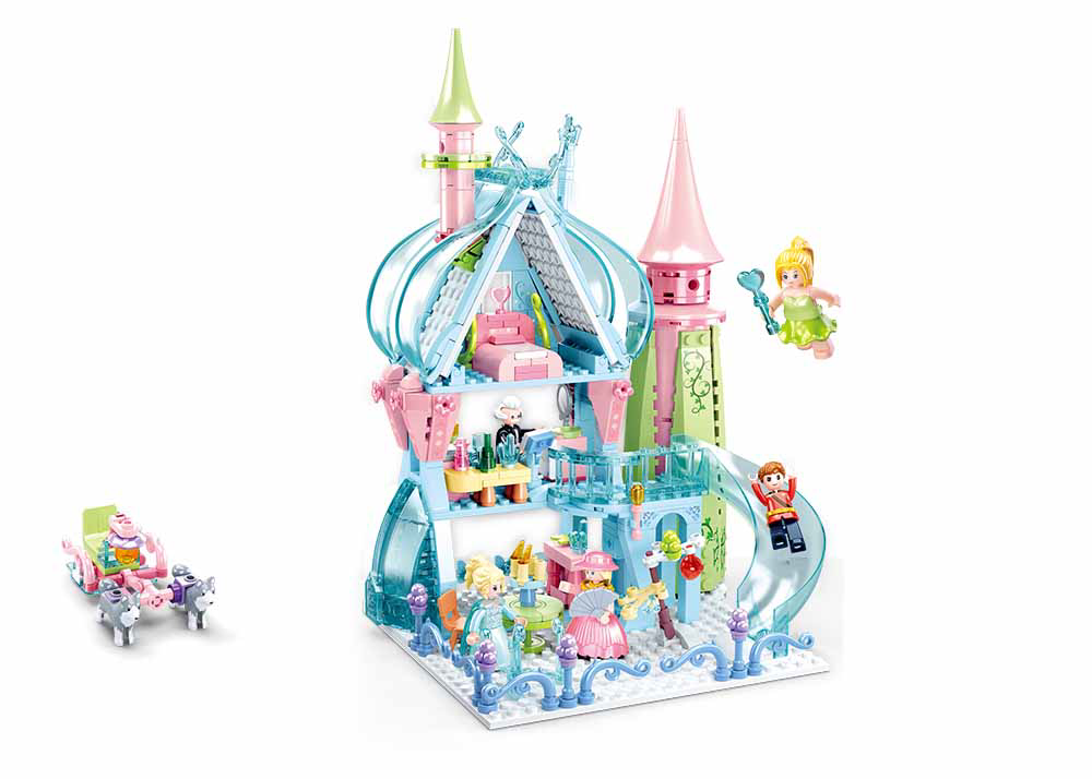 Sluban Fairy Tales Of Winter Fairy Tale Castle- 447pc