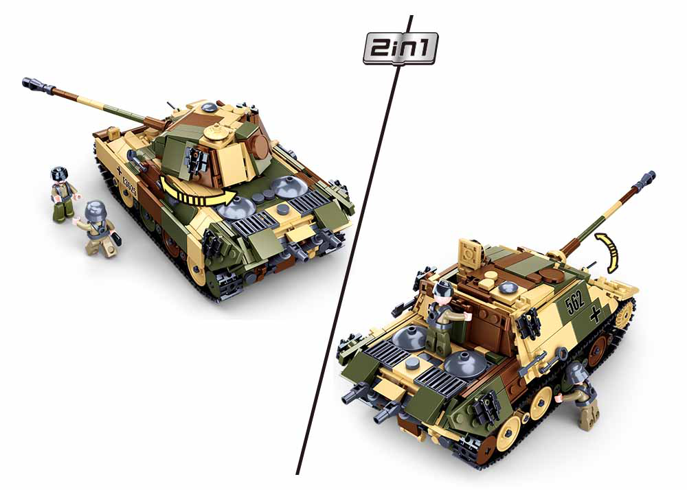 Sluban WW2, Medium Tank- 725pc