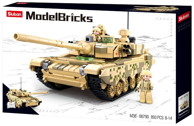 Sluban Main Battle 2-in-1 Tank- 893pc