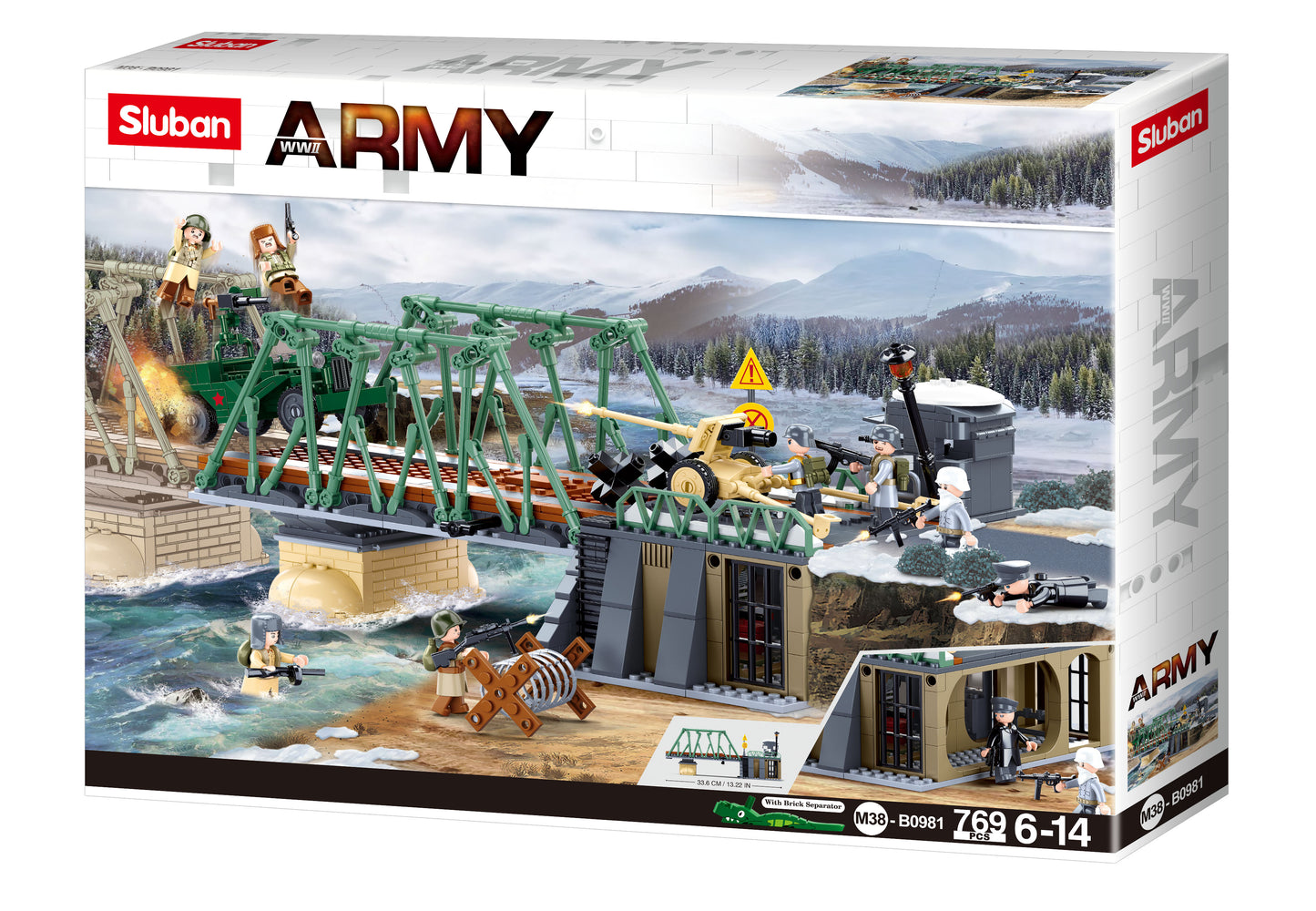 Sluban Army Battle Of Budapest, The Winter Counter Attack- 769pc