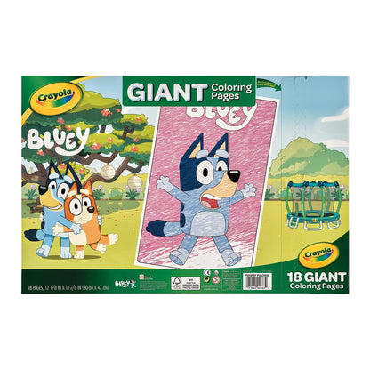 Crayola Giant Coloring Pages - Bluey