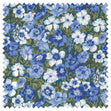 Liberty Fabrics Orchard Garden, Peach Blossom Blue- 110cm