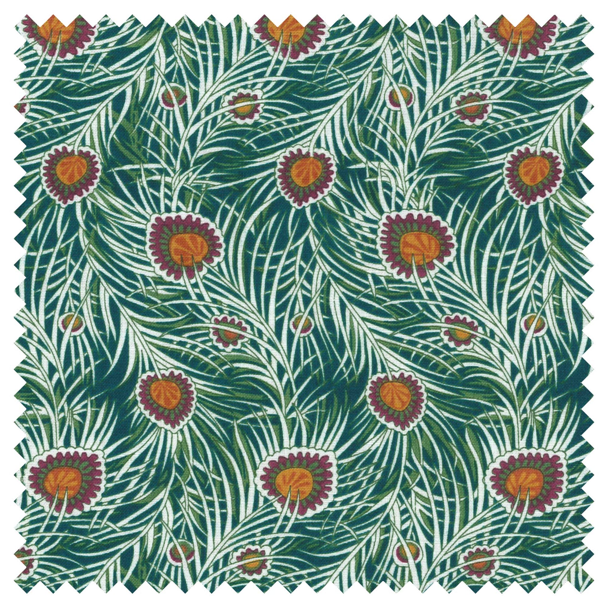 Liberty Fabrics Hesketh House, Piper's Peacock Green- 110cm