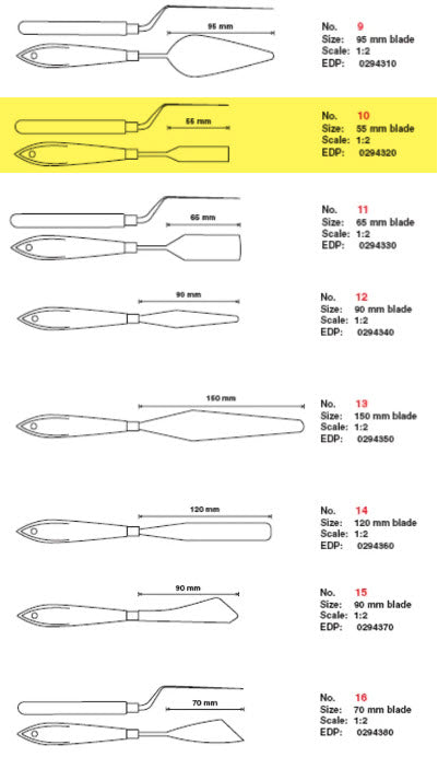 Jasart Painting Knife, No. 10