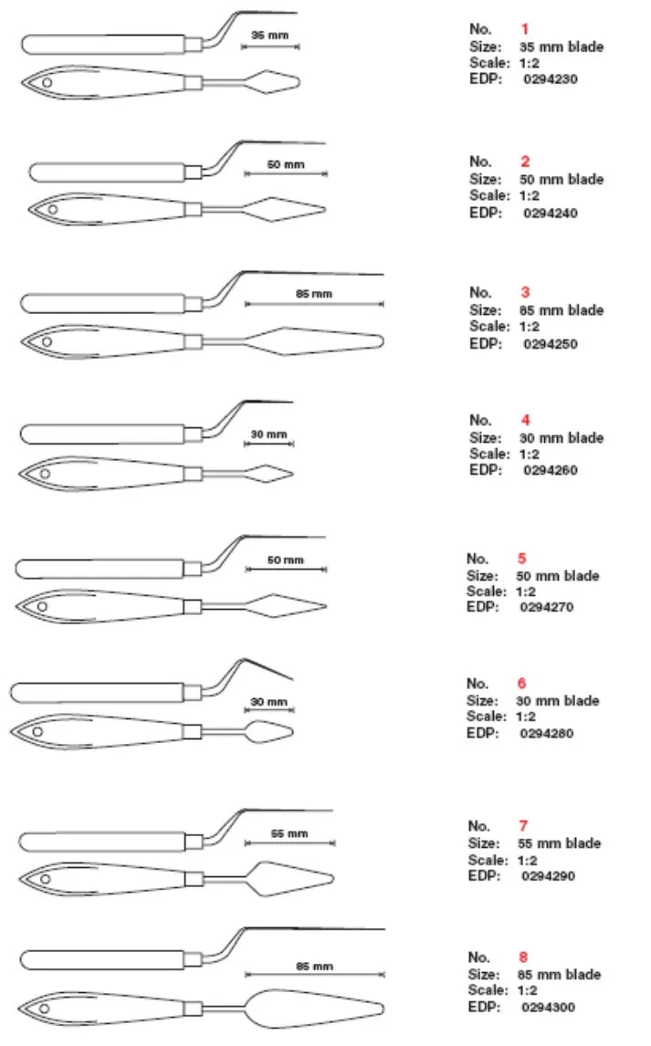 Jasart Painting Knife, No. 9