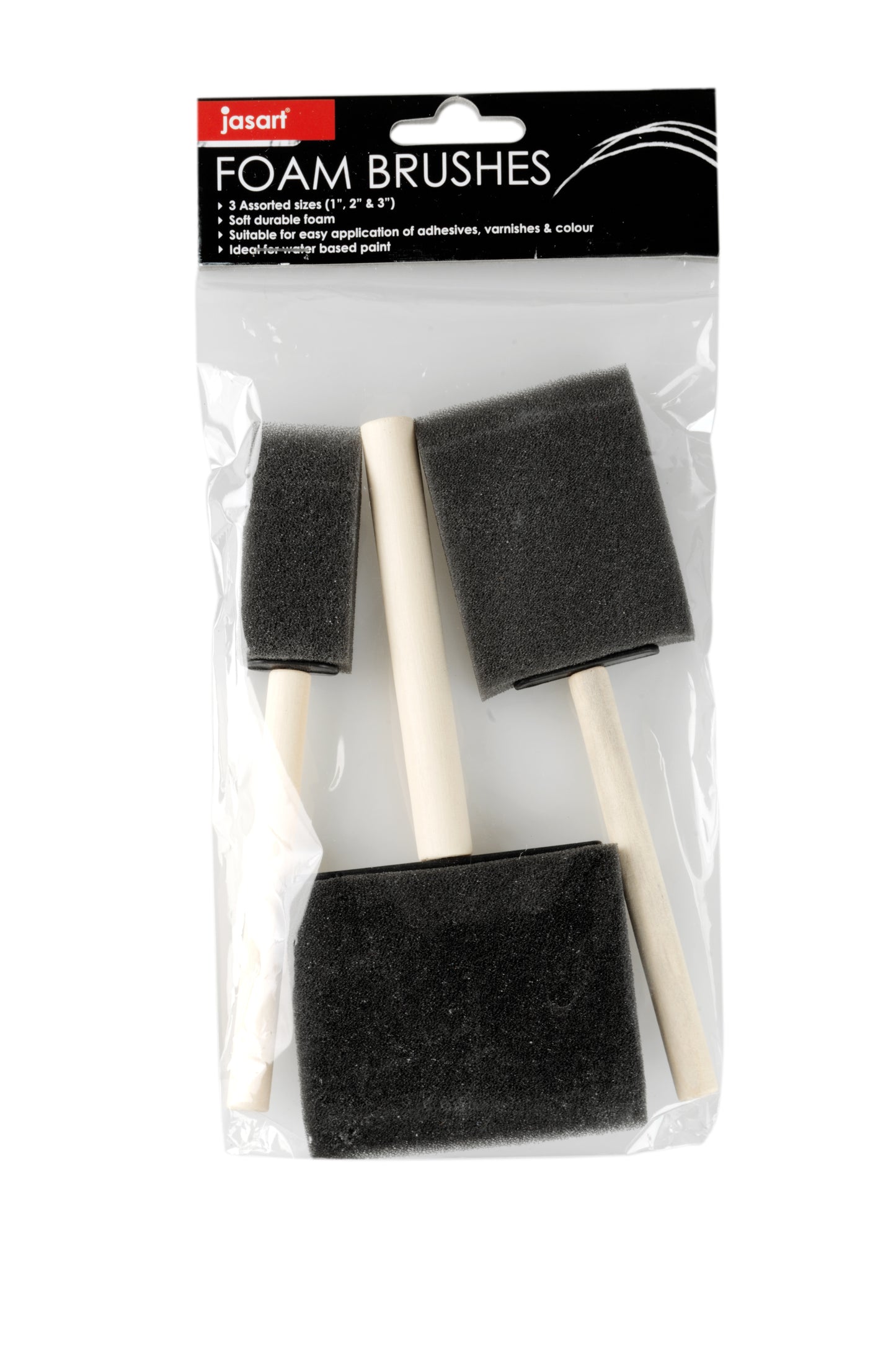 Jasart Foam Brush, Set 3