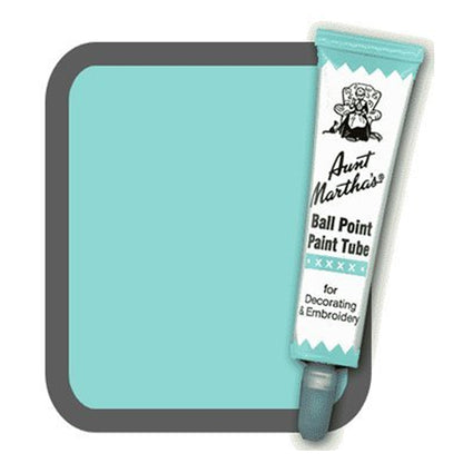 Aunt Martha's Ballpoint Paint Tube, Aqua- 1oz