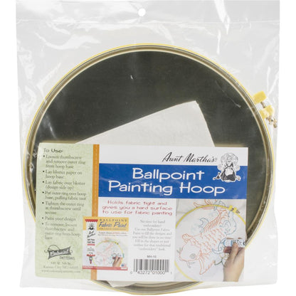 Aunt Martha's Ballpoint Painting Hoop- 10"