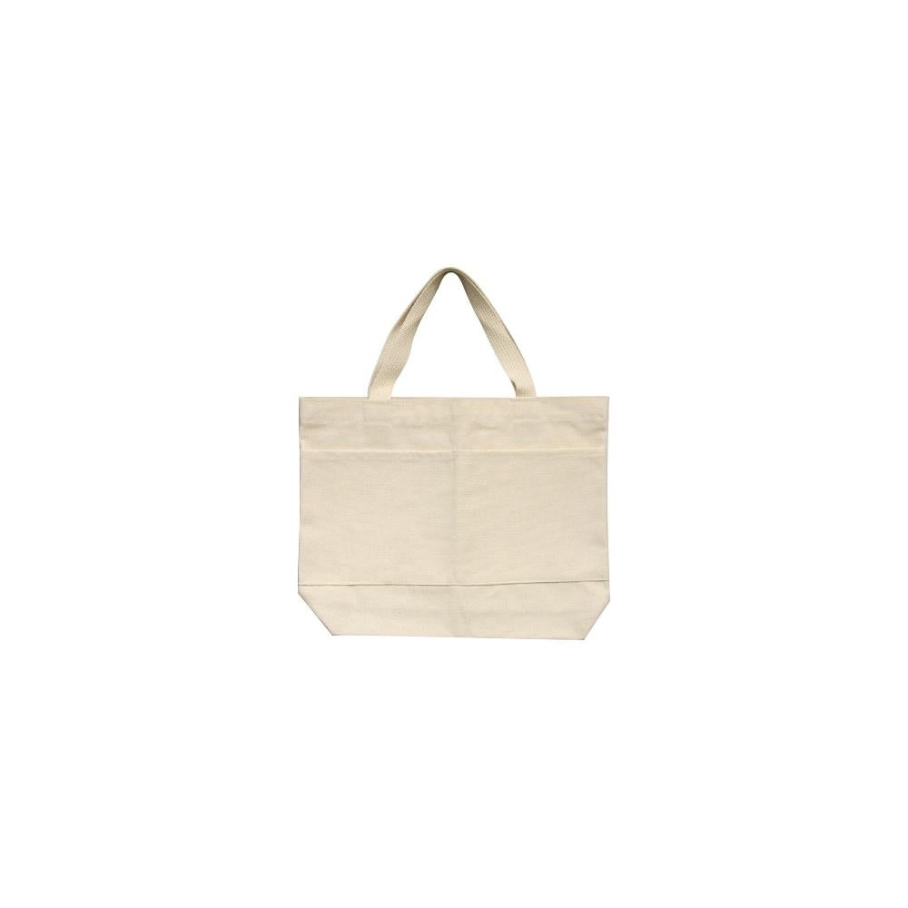 Wear'm Medium Tote, Natural- 13.5x11.5x2"