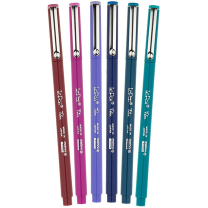 Le Pen Flex Calligraphy Pen Set, Jewel Colours- 6pk