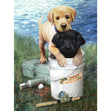 Royal Langnickel Junior Paint By Number Small, Fishin Budds- 8.75x11.75"