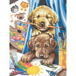 Pencil Works Color By Number Kit, 9x12" Puppies