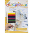 Royal Langnickel Color Pencil By Number, Polar Love- 8.75x11.75"