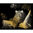 Royal Langnickel Gold Foil Engraving Art, Spotted- 8x10"