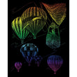 Royal Langnickel Rainbow Foil Engraving Art, Hot Air Balloons- 8x10"