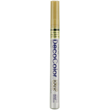 Decocolor Extra Fine Metallic Opaque Paint Marker, Liquid Gold