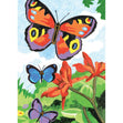 Royal Langnickel Mini Pencil By Number, Bright Butterflies- 5x7"