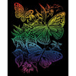 Royal Langnickel Rainbow Foil Engraving Art, Butterflies- 8x10"
